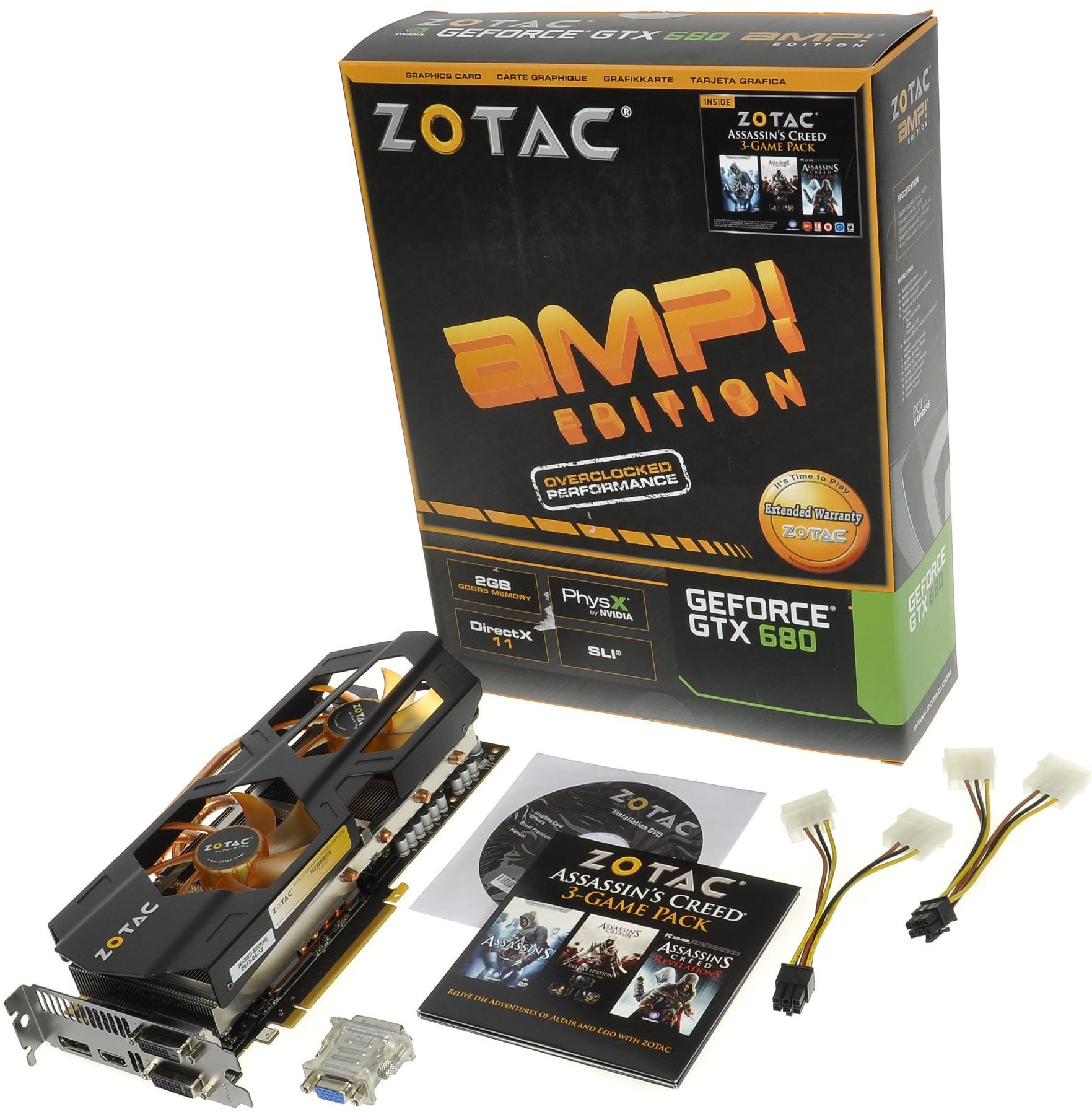 PCパーツ ZOTAC Geforce GTX680 GTX 680 AMP! | ZOTAC