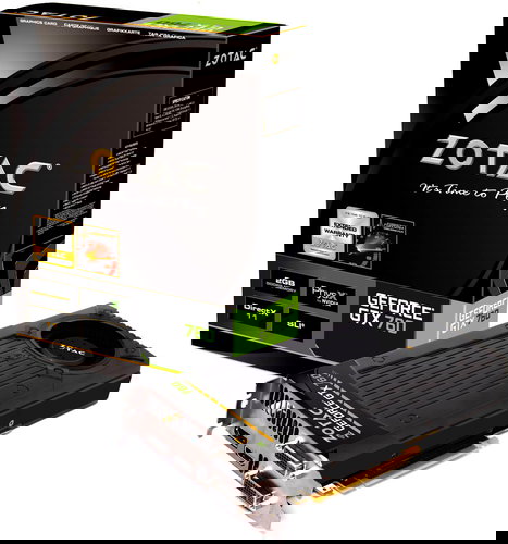  ZOTAC GeForce GTX760 DDR5 2 GB  - Graphics Card - Fő fotó