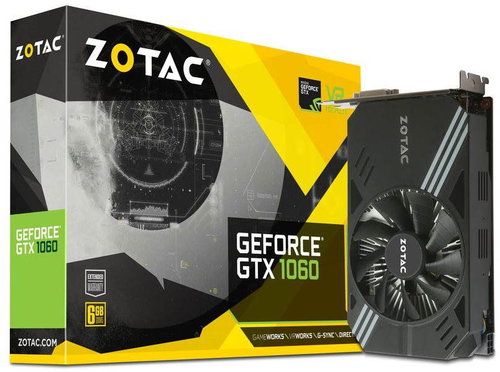 ZOTAC GeForce GTX 1060 Mini - Graphics Card - Main image