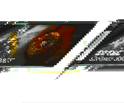 ZOTAC NVIDIA GeForce 8800GT, 512MB DDR3 (1800MHz), NVIDIA GeForce 8800GT (660MHz), PCIe x16, SLi, 25 - Graphics Card - Hauptbild
