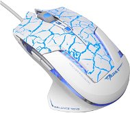 E-Blue Mazer Pro, weiß-blau - Gaming-Maus