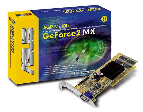 ASUS AGP-V7100 NVIDIA GeForce2 MX 32MB AGP -  - Main image