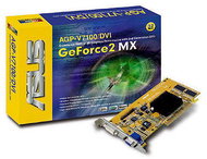 ASUS AGP-V7100DVI NVIDIA GeForce2 MX 32MB DVI