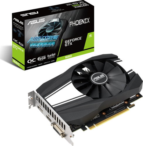ASUS PHOENIX GeForce GTX1660 O6G Hauptbild ASUS PHOENIX GeForce GTX1660 O6G - Grafikkarte - Hauptbild