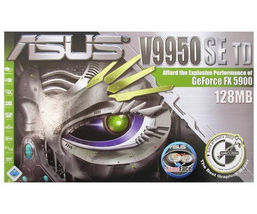 ASUS AGP-V9950SE 128MB, NVIDIA GeForce FX-5900 AGP8x DVI Main image ASUS AGP-V9950SE 128MB, NVIDIA GeForce FX-5900 AGP8x DVI - - Main image