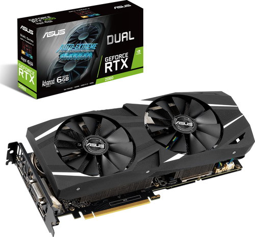 ASUS DUAL GeForce RTX2060 A6G Hauptbild ASUS DUAL GeForce RTX2060 A6G - Grafikkarte - Hauptbild