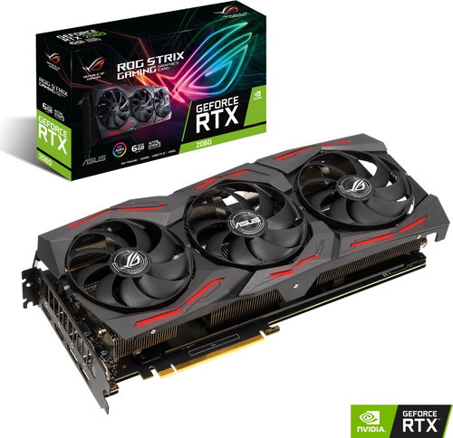 ASUS ROG STRIX GeForce RTX 2060 6G EVO GAMING Hauptbild ASUS ROG STRIX GeForce RTX 2060 6G EVO GAMING - Grafikkarte - Hauptbild