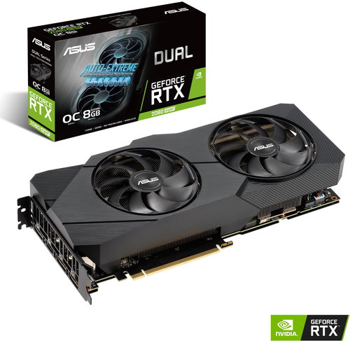 ASUS DUAL GeForce RTX2080S O8G EVO Hauptbild ASUS DUAL GeForce RTX2080S O8G EVO - Grafikkarte - Hauptbild