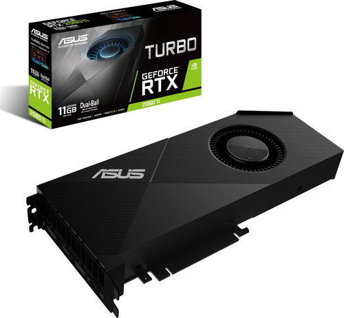 ASUS TURBO GeForce RTX 2080Ti 11GB Main image ASUS TURBO GeForce RTX 2080Ti 11GB - Graphics Card - Main image