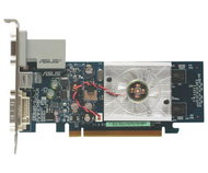 ASUS EN7300GS/HTD 128MB DDR2, NVIDIA GeForce 7300GS PCIe x16 DVI - Graphics Card