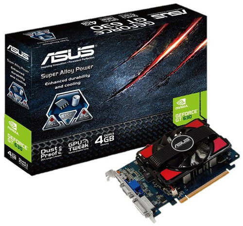 ASUS GT630-4GD3-V2 Hauptbild ASUS GT630-4GD3-V2 - Graphics Card - Hauptbild