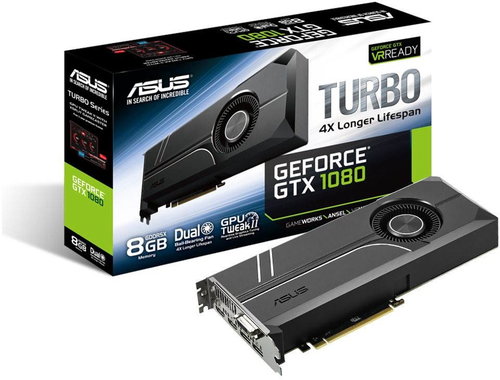 ASUS TURBO GeForce GTX 1080 8G - Grafikkarte - Hauptbild