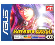 ASUS EAX550/TD 128MB, ATI Radeon X550 PCIe x16 DVI - Graphics Card