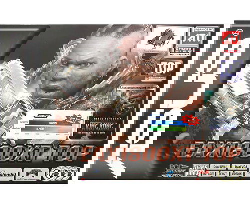 ASUS EAX1800XT TOP/2DHTV 512MB DDR3, ATI Radeon X1800XT PCIe x16 VIVO 2xDVI - Graphics Card - Main image