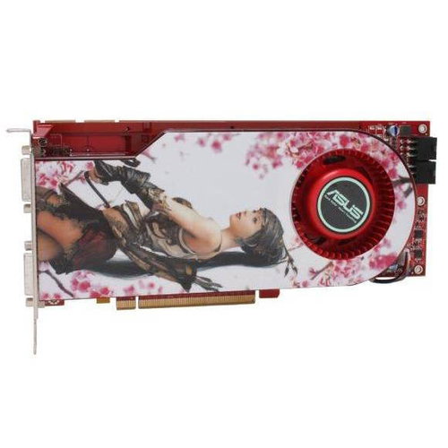 ASUS EAH4870/HTDI, 512MB DDR5 (3600MHz), ATI Radeon HD 4870 (750MHz), PCIe x16, CrossFire, 256bit, 2 - Graphics Card - Main image