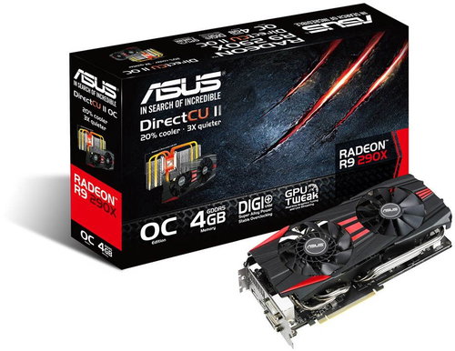 ASUS R9290X-DC2OC-4GD5 - Grafikkarte - Hauptbild