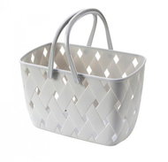 eCa Organizér do koupelny, nákupní košík, šedý - Organiser