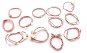 APT AG264E Set of pink hair elastics 12 pcs - Hair Accessories