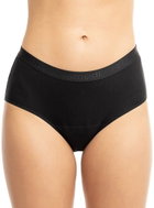 Ecomodi Menstrual panties black, high waist, suction class medium 5XL - Menstruation Underwear