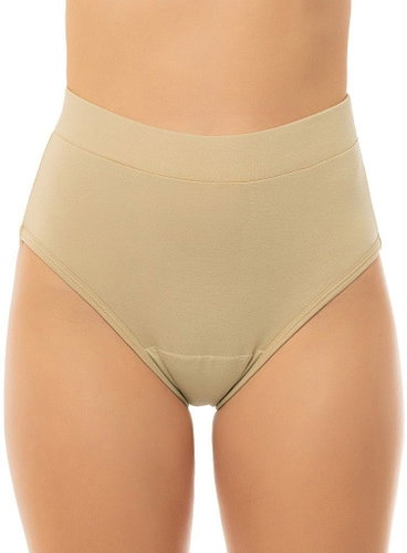 Ecomodi Menstrual panties body colour, extra high, suction class extra thick XS - Menstruation Underwear - Main image