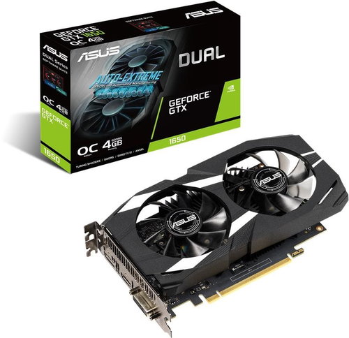 ASUS DUAL GeForce GTX 1650 O4G - Videókártya - Fő fotó
