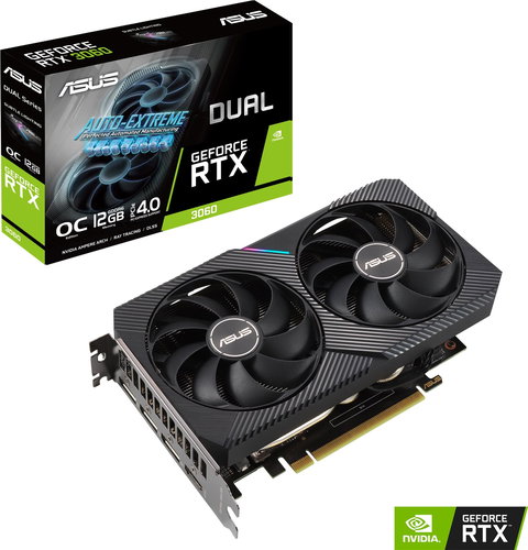ASUS DUAL GeForce RTX 3060 O12G - Grafikkarte - Hauptbild
