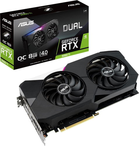 ASUS DUAL GeForce RTX 3060 Ti V2 O8G - Grafická karta - Hlavní obrázek