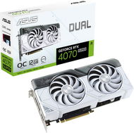 ASUS DUAL GeForce RTX 4070 SUPER O12G WHITE - Videókártya