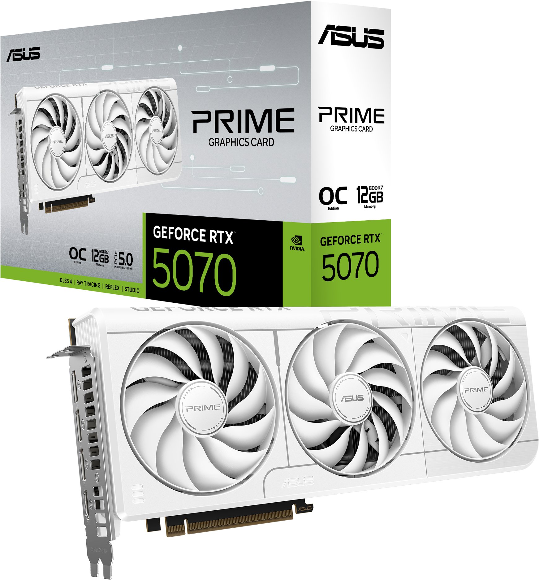 Asus PRIME RTX 5070 O12G WHITE