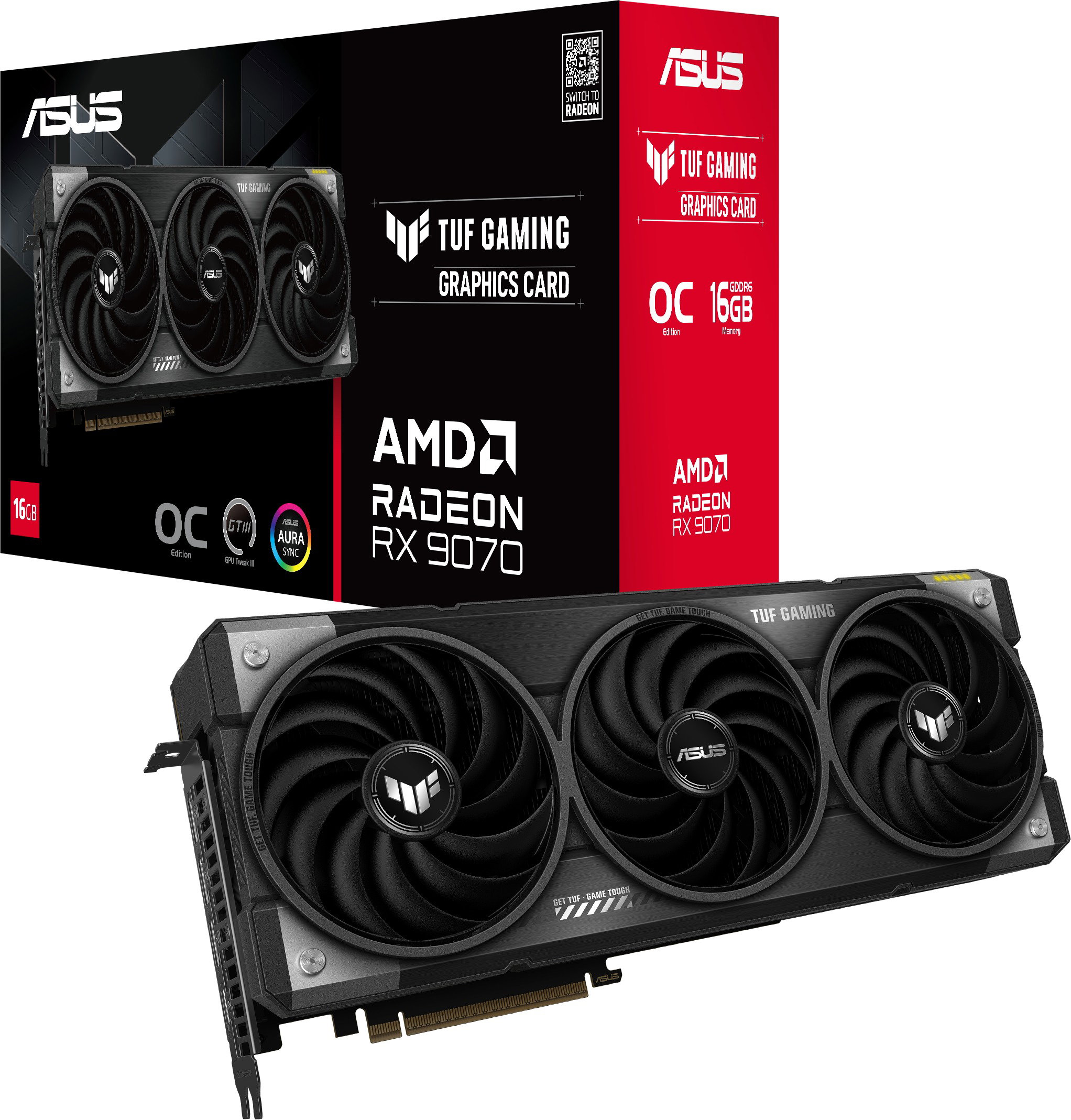 Asus TUF RX 9070 O16G Gaming