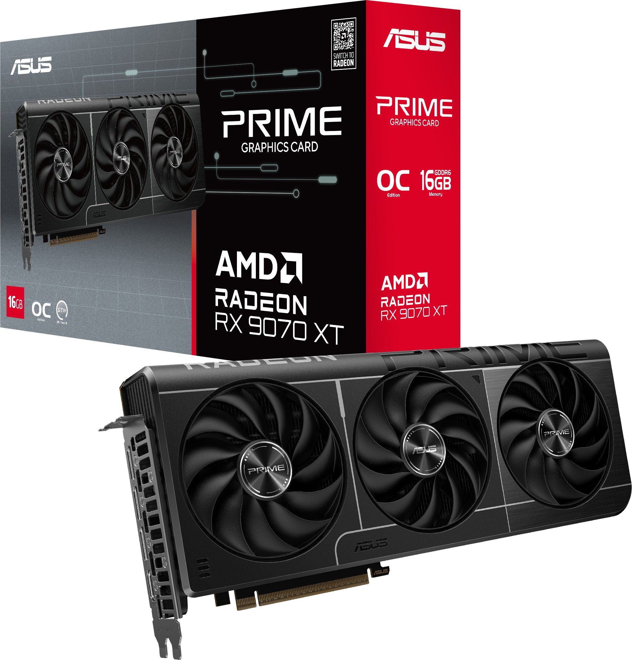 Asus PRIME RX 9070 XT O16G