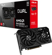 ASUS DUAL Radeon RX 9060 XT 16G - Grafická karta