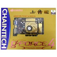 CHAINTECH GT21 Special Edition, NVIDIA GeForce4 Ti 4200, 128 MB DDR, VIVO, DVI, software, hry