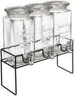 Secret de Gourmet Modern lemonade containers on stand, 3 × 1,5 l - Drinks Dispenser