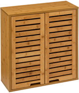 5five Bathroom hanging bamboo cabinet with shelves, Scandinavian style - Bathroom Cabinet