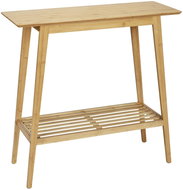 Wenko Bamboo console with shelf, 80 × 76 × 30 cm, Kona - Side Table