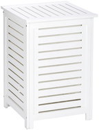 Wenko Bathroom stool Oslo, laundry basket - Laundry Basket