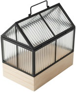 Edaxo Mini skleník s kovovým rámem Kala, 30 × 26 × 18 cm - Greenhouse