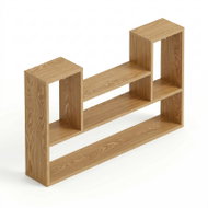 Edaxo Nástěnný regál Talo, 100 × 60 × 16 cm, hnědý - Shelf