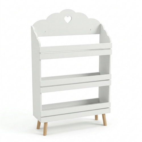 BOXIMO Children's shelf with Nuvu puff motif, 60 × 100 × 18 cm - Shelving Unit - Main image