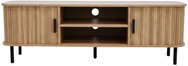 Edaxo TV table Scava, grooved, 140 × 40 × 46 cm - TV Table