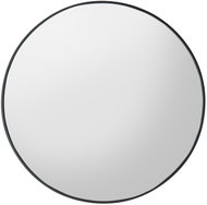 Edaxo Kulaté nástěnné zrcadlo Mira, průměr 80 cm černé - Mirror