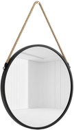 Edaxo Kulaté zrcadlo na jutovém provazu Gema, průměr 37 cm - Mirror