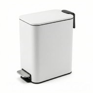 NUXIO Úzký koupelnový koš Balvo, 5 l bílý - Rubbish Bin