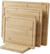 AROMELIO Sada 3 bambusových krájecích prkének se stojanem Dossier - Cutting Board
