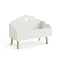 Edaxo Truhla na hračky s motivem obláčku Nuvu, 55 × 45 × 28 cm - Storage Box
