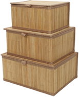 BOXIMO Sada úložných košů v třech rozměrech Tilva béžová - Storage Box