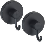 Wenko Sada koupelnových háčků, 2 ks, Vacuum-Loc, černé - Bathroom Hook