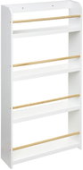 Atmosphera for kids Dětská knihovna, bílá, 4 úrovně - Bookshelf
