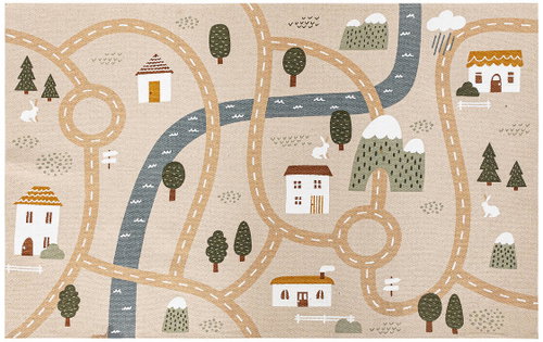 Atmosphera for kids Koberec Ulice Roadmap, 100 × 150 cm - Carpet - Main image